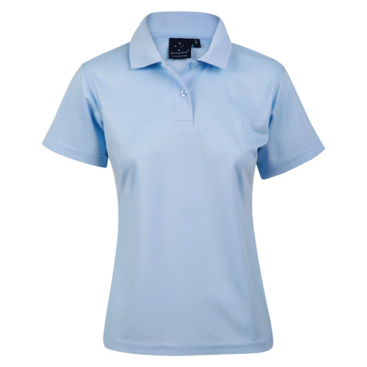 Womens Piana Polos Sky Blue